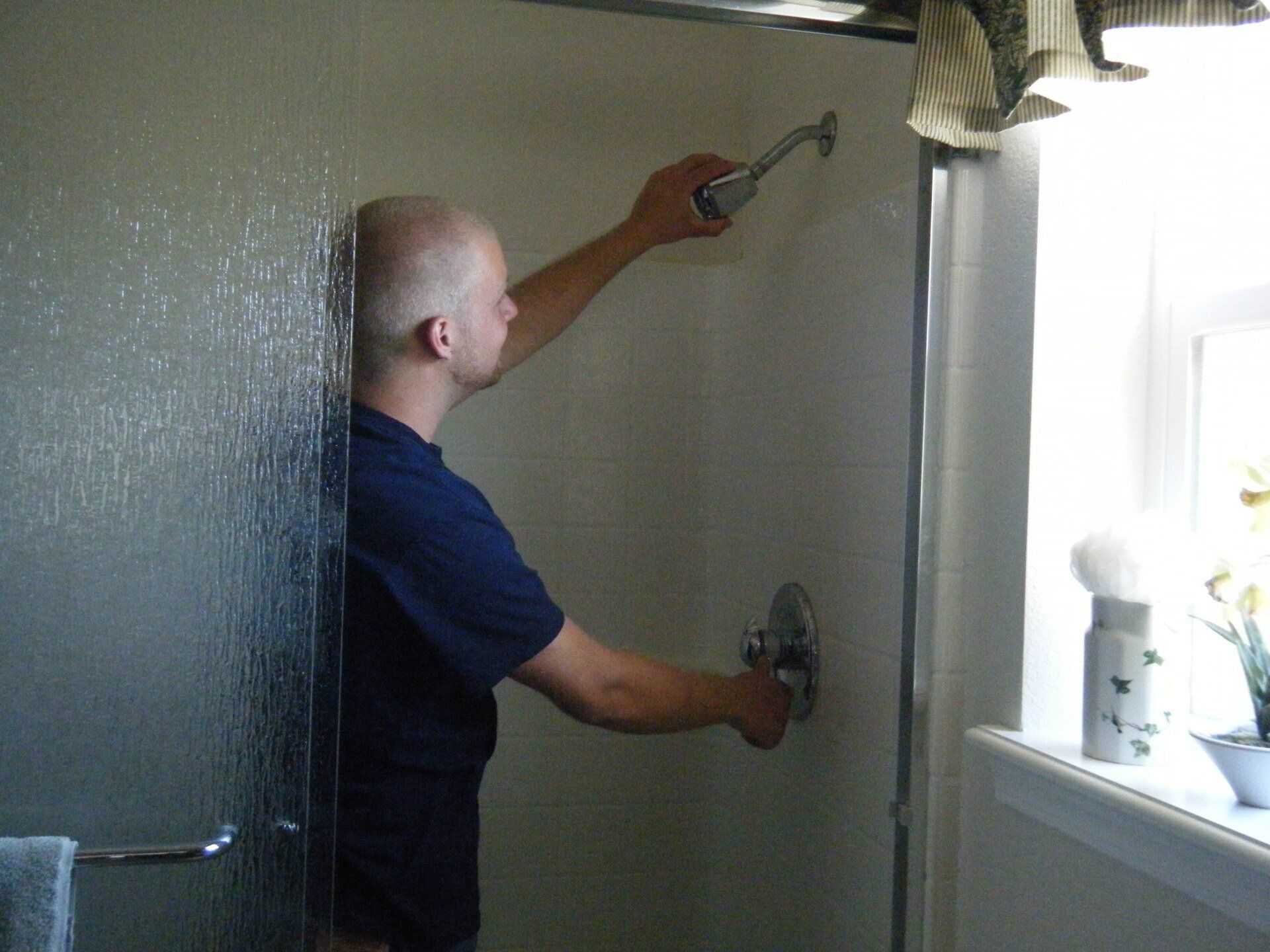 Interior plumbing service work